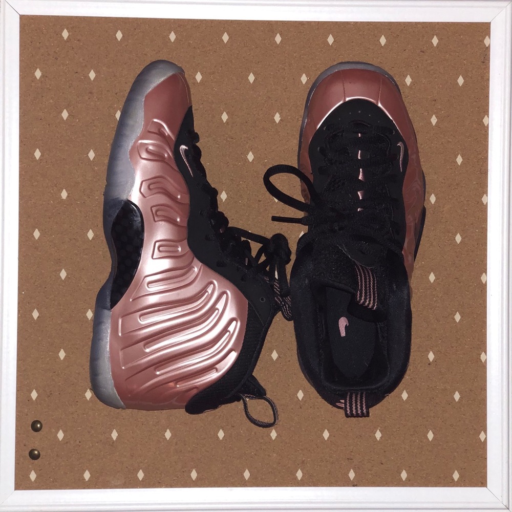 Kids Rose Gold Foamposites